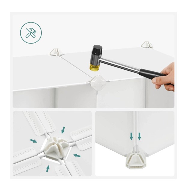 Σύστημα Αποθήκευσης - Παιδική Αρθρωτή Ραφιέρα με 16 Κύβους 123 x 31... Σύστημα Αποθήκευσης - Παιδική Αρθρωτή Ραφιέρα με 16 Κύβους 123 x 31...