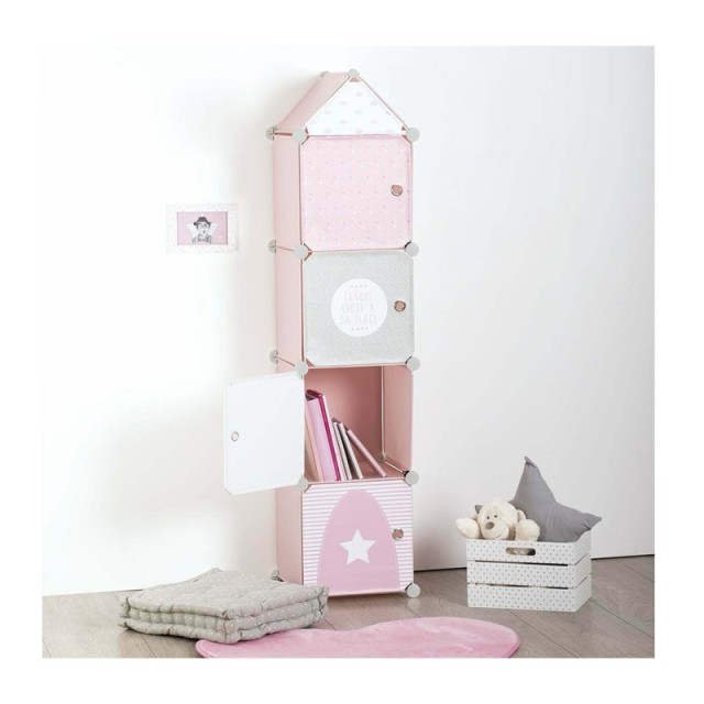 Σύστημα Αποθήκευσης Παιχνιδιών 34 x 32 x 140 cm 4 τμχ Atmosphera 127161A
