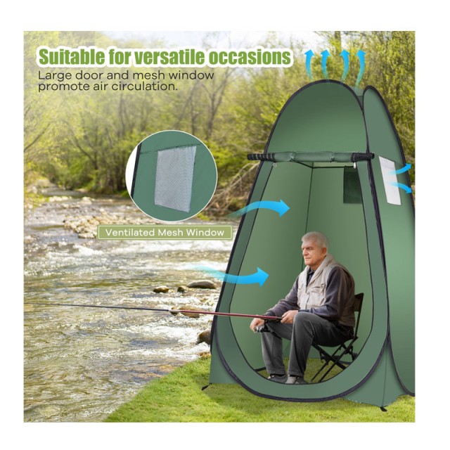 Σκηνή Αλλαγής Ρούχων / Ντους Pop-Up 120 x 120 x 190 cm Costway NP11...