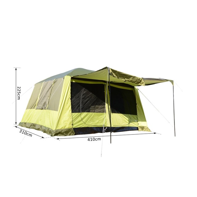 Σκηνή Camping 8 Ατόμων 410 x 310 x 225 cm Outsunny A20-052