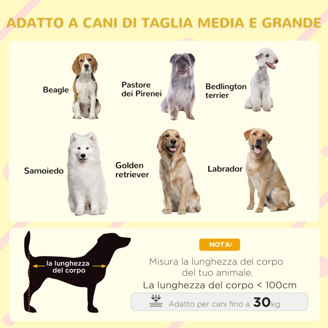 PawHut Outdoor Dog Kennel με Βεράντα, Παράθυρο και Αδιάβροχη Οροφή, 124x112x105cm, Γκρι D02-100V01GY