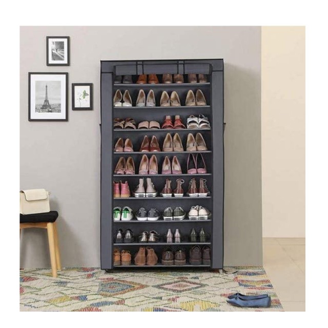 Stand Αποθήκευσης 40 Ζευγαριών Παπουτσιών Χρώματος Γκρι 88 x 28 x 1... Stand Αποθήκευσης 40 Ζευγαριών Παπουτσιών Χρώματος Γκρι 88 x 28 x 1...