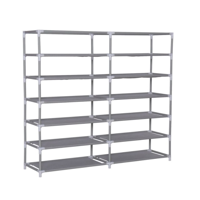 Stand Αποθήκευσης Παπουτσιών με 12 Ράφια 29 x 115 x 109 cm Χρώματος Καφέ Hoppline HOP1000975-1