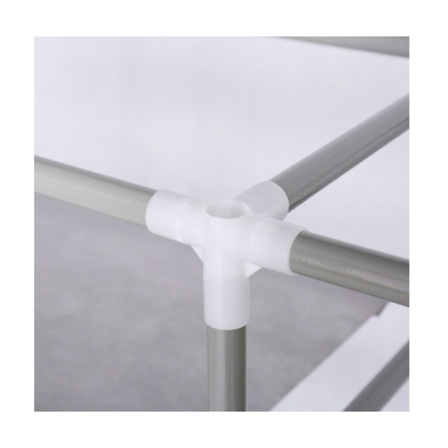 Stand Αποθήκευσης Παπουτσιών με 12 Ράφια 29 x 115 x 109 cm Χρώματος Καφέ Hoppline HOP1000975-1
