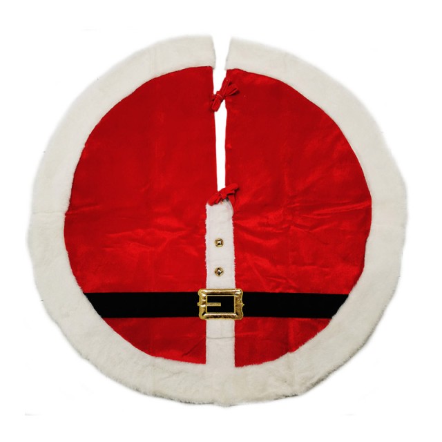 Runde Weihnachtsbaumschürze aus Fell, 100 cm, Bakaji 02814834