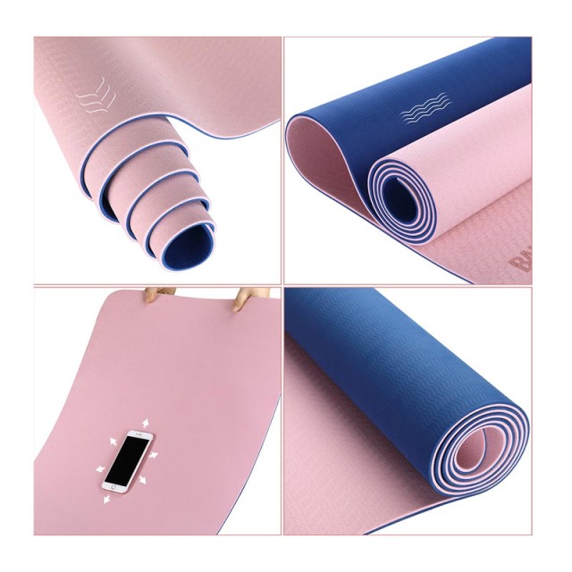 Στρώμα Γυμναστικής για Yoga και Pilates Διπλής Όψεως 61 x 183 cm Ba...