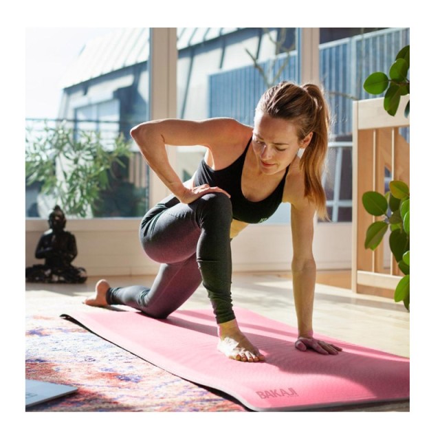 Στρώμα Γυμναστικής για Yoga και Pilates Διπλής Όψεως 61 x 183 cm Ba...