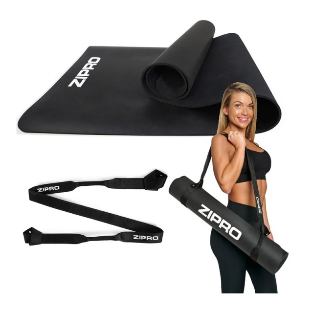 Στρώμα Γυμναστικής για Yoga με Ιμάντα 183 x 61 x 0.6 cm Zipro 10947164