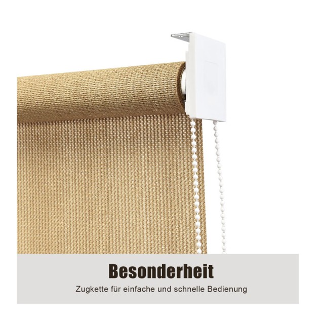 Στόρι Σκίασης Ρόλερ 121 x 181 cm Χρώματος Μπεζ Costway OP70332BE
