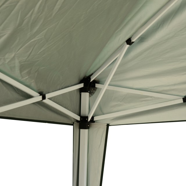 Outsunny Gazebo Folding Steel Constructure Green Oxford Fabric Covering 3x3m 840-158GN