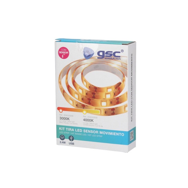 Ταινία LED 1 m με Αισθητήρα Κίνησης 4200K 2.4 W GSC 204020009
