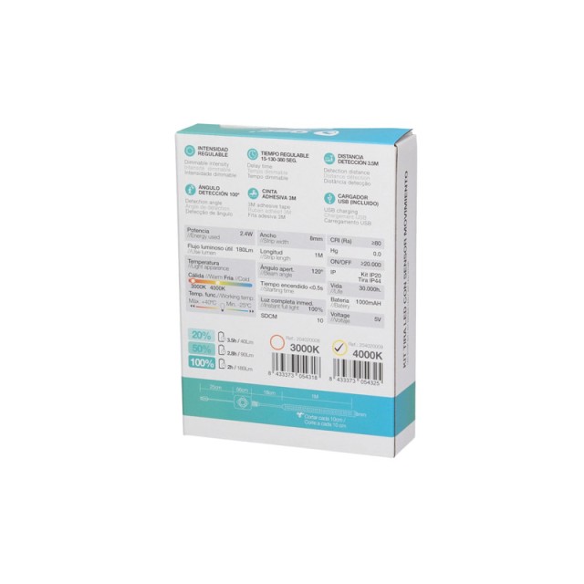 Ταινία LED 1 m με Αισθητήρα Κίνησης 4200K 2.4 W GSC 204020009