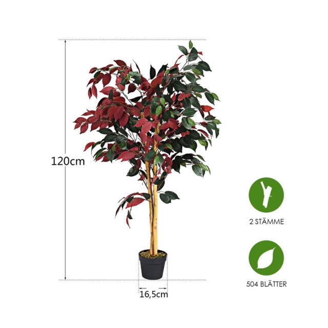 Τεχνητό Φυτό Φίκος 120 cm Costway HW59513
