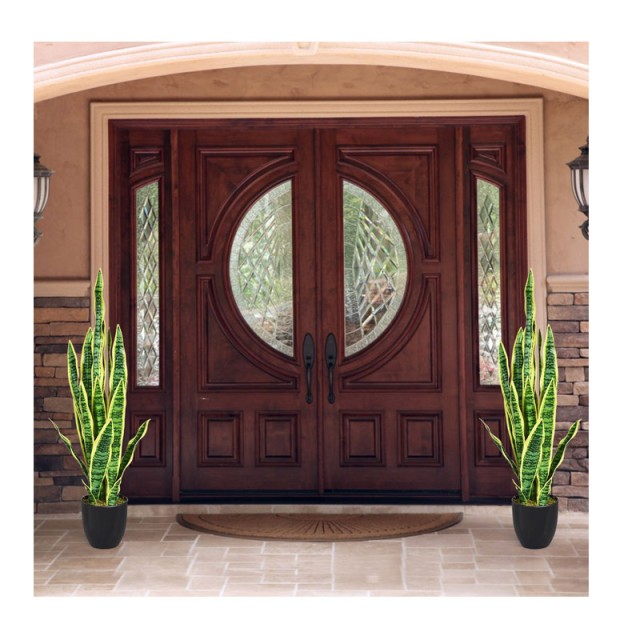 Τεχνητό Φυτό Sansevieria 90 cm Costway HW63230