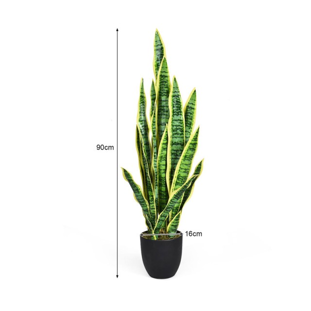 Τεχνητό Φυτό Sansevieria 90 cm Costway HW63230