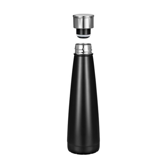 Μπουκάλι Θερμός 420 ml MPM Χρώματος Μαύρο STT-10/2