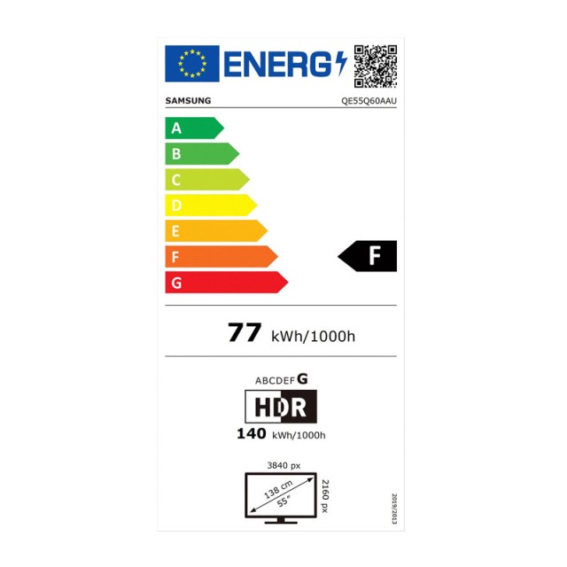 Τηλεόραση Samsung QLED HDR 55 Wi-Fi Smart 4K TV QE55Q60A