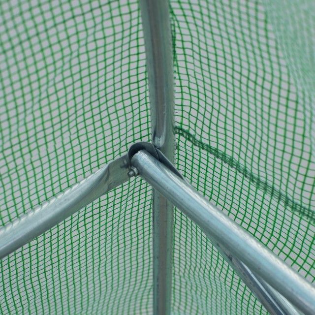 Θερμοκήπιο Outsunny Green Steel Pipe Garden, 8×3×2m 845-019
