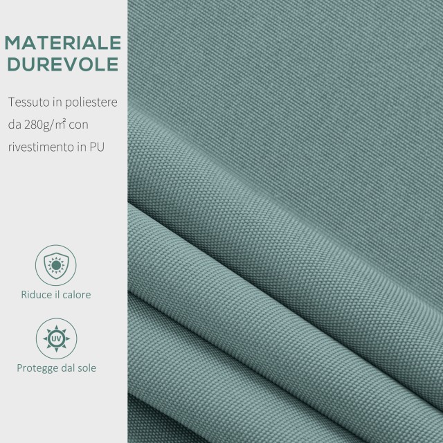 Εγχειρίδιο Outsunny Awning Roller Blind Επιτοίχιο Polyester Fabric 2.5? 2μ Πράσινο 100110-005G