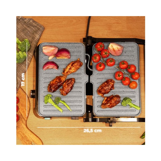 Τοστιέρα - Γκριλ 1500 W RocknGrill 1500 Take&Clean Stone Cecotec CEC-02994