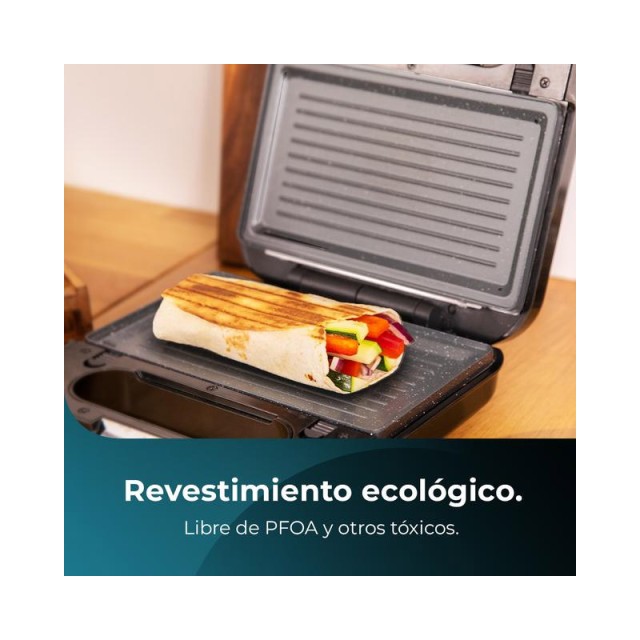 Τοστιέρα - Σαντουιτσιέρα 800 W RocknToast Combo Cecotec CEC-02932