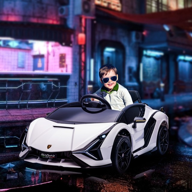 HOMCOM Ηλεκτρικό αυτοκίνητο για παιδιά 3-5 ετών Lamborghini 12V με ...