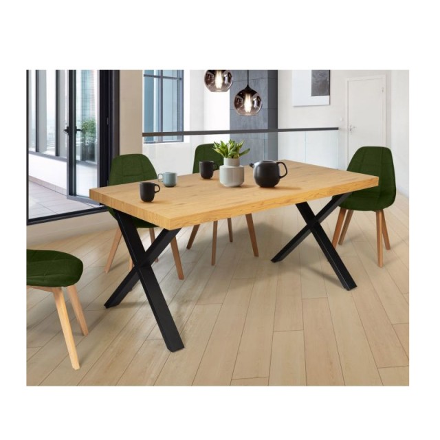 Τραπέζι Τραπεζαρίας 160 x 90 x 73 cm Mumbai Idomya 30087309+30087310