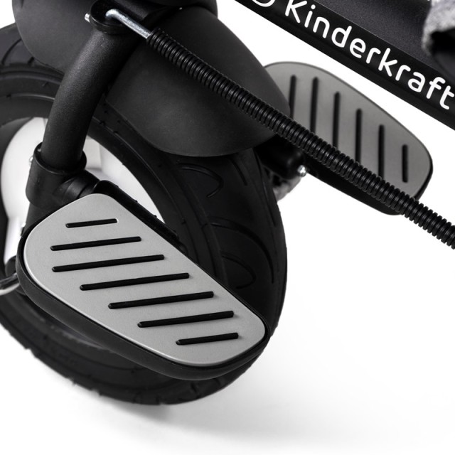 Τρίκυκλο Παιδικό Ποδήλατο - Καρότσι KinderKraft Aveo Χρώματος Γκρι