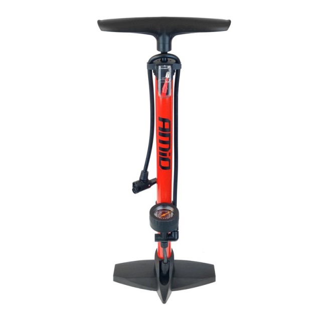 Τρόμπα Αέρος Χειρός Αλουμινίου με Μανόμετρο και Βάση 11 Bar 160 PSI... Τρόμπα Αέρος Χειρός Αλουμινίου με Μανόμετρο και Βάση 11 Bar 160 PSI...