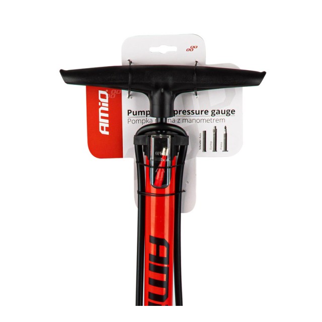 Τρόμπα Αέρος Χειρός Αλουμινίου με Μανόμετρο και Βάση 11 Bar 160 PSI... Τρόμπα Αέρος Χειρός Αλουμινίου με Μανόμετρο και Βάση 11 Bar 160 PSI...