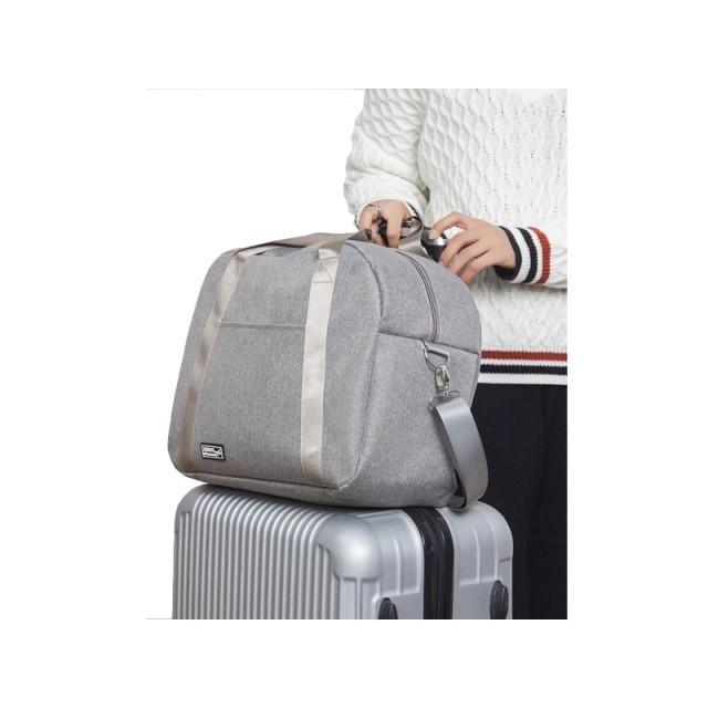 Τσάντα Ταξιδιού 43 x 33 x 17.5 cm Χρώματος Γκρι SPM DB5379