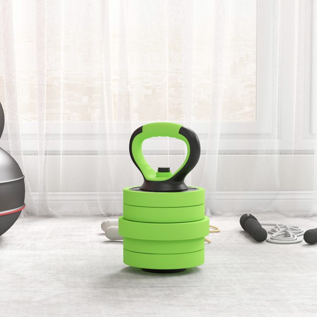 SPORTNOW Gym Weights Set 4 σε 1 από το σύνολο 40 κιλών, που μπορεί να χρησιμοποιηθεί ως Kettlebells, Dumbbells και Barbells A91-287V03GN