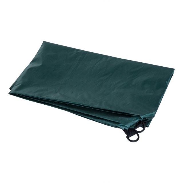 Outsunny Beach and Garden Parasol Φ220cm με κουβούκλιο, πολυεστέρα και μέταλλο, σκούρο πράσινο και λευκό 84D-038GN