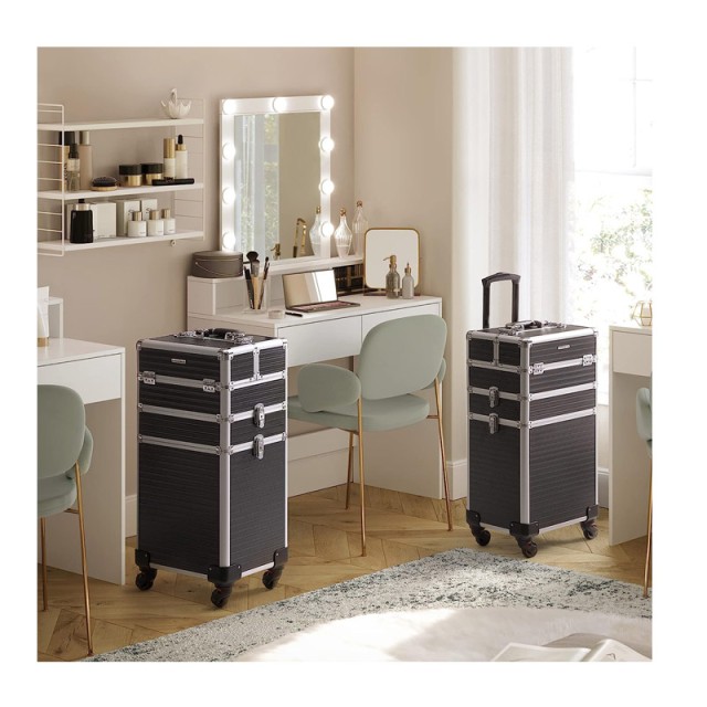 Βαλίτσα Μακιγιάζ 3 σε 1 35.7 x 27 x 72.5 cm Songmics JHZ014B01