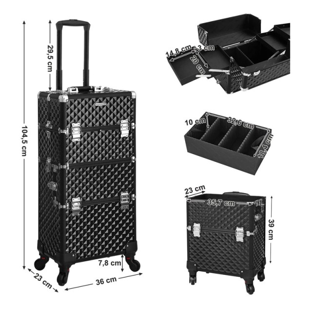Βαλίτσα Μακιγιάζ Songmics JHZ04B