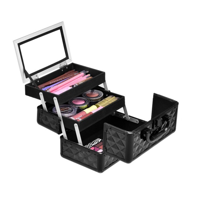 Βαλιτσάκι Μακιγιάζ 23 x 15 x 18 cm Costway HB85369SL