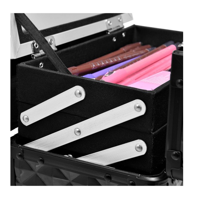 Βαλιτσάκι Μακιγιάζ 23 x 15 x 18 cm Costway HB85369SL