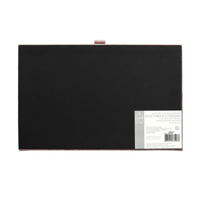 Βελούδινη Κοσμηματοθήκη - Μπιζουτιέρα 25 x 16 x 8 cm Home Deco Factory HD2317