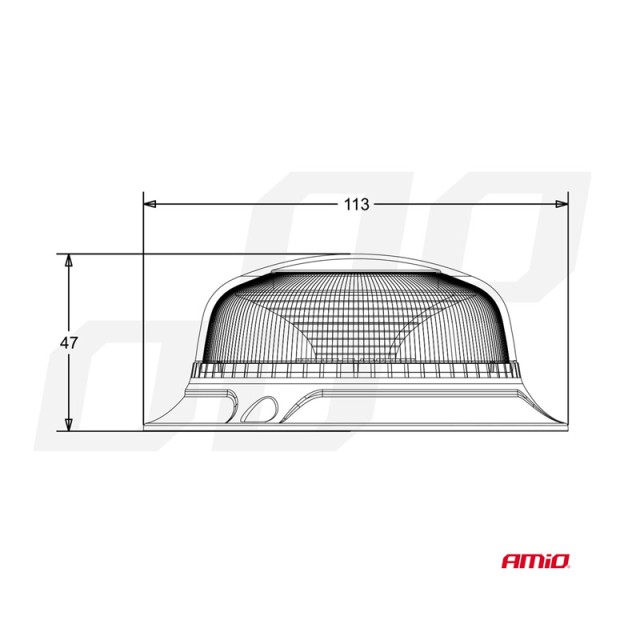 Βιδωτός LED Φάρος W213bl R65 R10 18LED 12 / 24V IP56 AMiO 02927 Βιδωτός LED Φάρος W213bl R65 R10 18LED 12 / 24V IP56 AMiO 02927