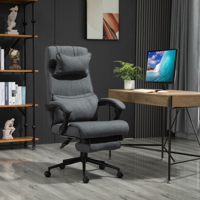 Καρέκλα Γραφείου με Υποπόδιο 66 x 70 x 115-123 cm Vinsetto 921-281