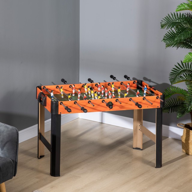 Τραπέζι HOMCOM Foosball για παιδιά με αντιολισθητικές λαβές, ταμπλό και μπάλες, 118x104x69cm A70-062V00MX
