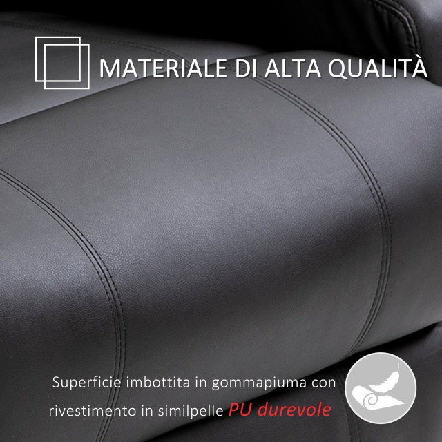 Καρέκλα Μασάζ με 5 Λειτουργίες 84 x 92 x 109 cm HOMCOM 700-029V03BK