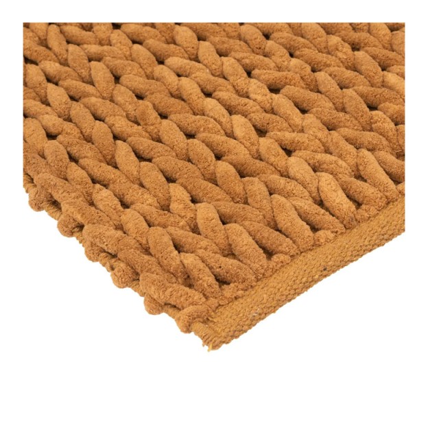 Χαλάκι Μπάνιου 120 x 50 x 2 cm Χρώματος Καφέ Ανοιχτό 5Five Simply Smart 174727T