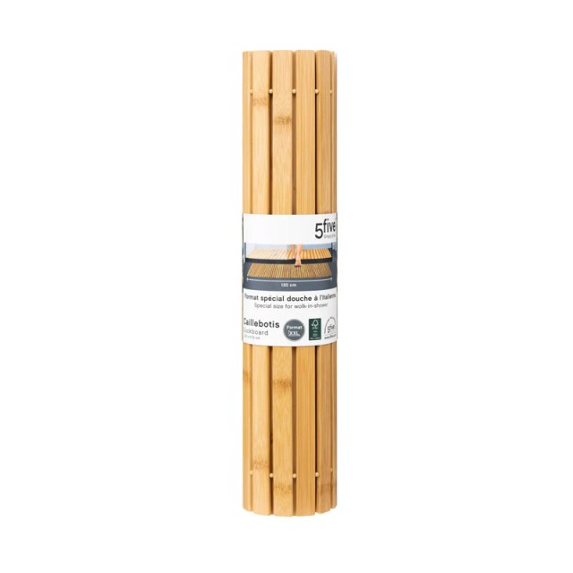 Χαλάκι Μπάνιου από Μπαμπού 120 x 50 x 0.6 cm 5Five Simply Smart 174857