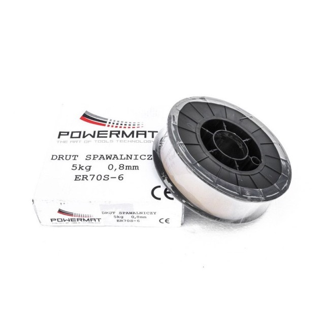 Χάλκινο Σύρμα Ηλεκτροσυγκόλλησης 0.8 mm 5 Kg POWERMAT PM-ER70S-6