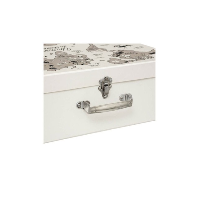 Χάρτινη Βαλίτσα Αποθήκευσης World 38 x 27 x 13 cm Atmosphera 174306B