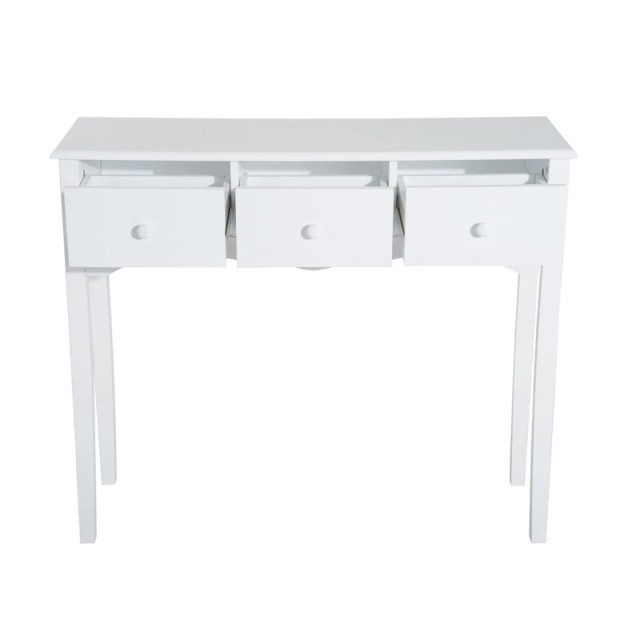 Ξύλινη Κονσόλα με 3 Συρτάρια 100 x 32 x 85 cm HOMCOM 833-313