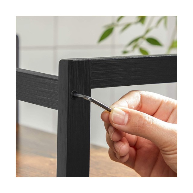 Ξύλινη Ραφιέρα από Μπαμπού με 2 Ράφια 42 x 18 x 43 cm Songmics OFS046B01