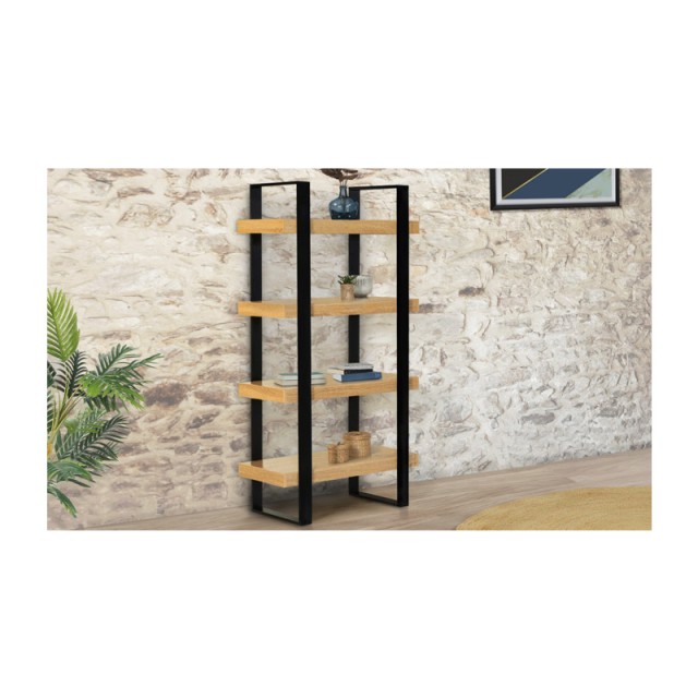 Ξύλινη Βιβλιοθήκη με 4 Ράφια 70.5 x 40 x 160 cm Idomya 30084313