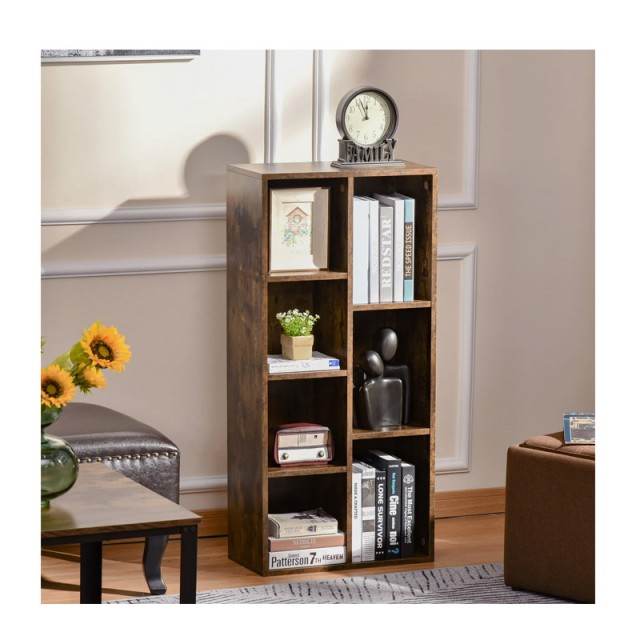 Ξύλινη Βιβλιοθήκη με 7 Ράφια 50 x 24 x 106 cm HOMCOM 836-367